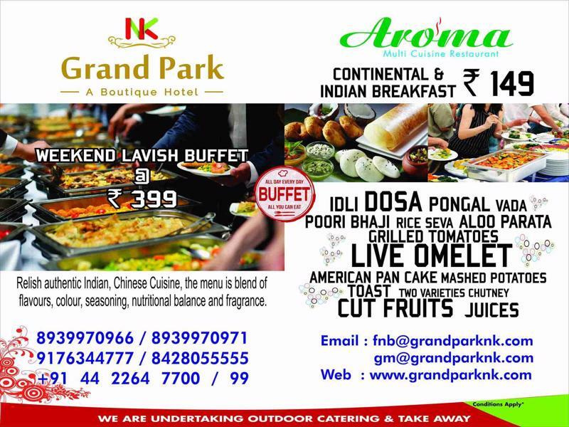 Hotel Nk Grand Park Airport Hotel Chennai Exterior photo